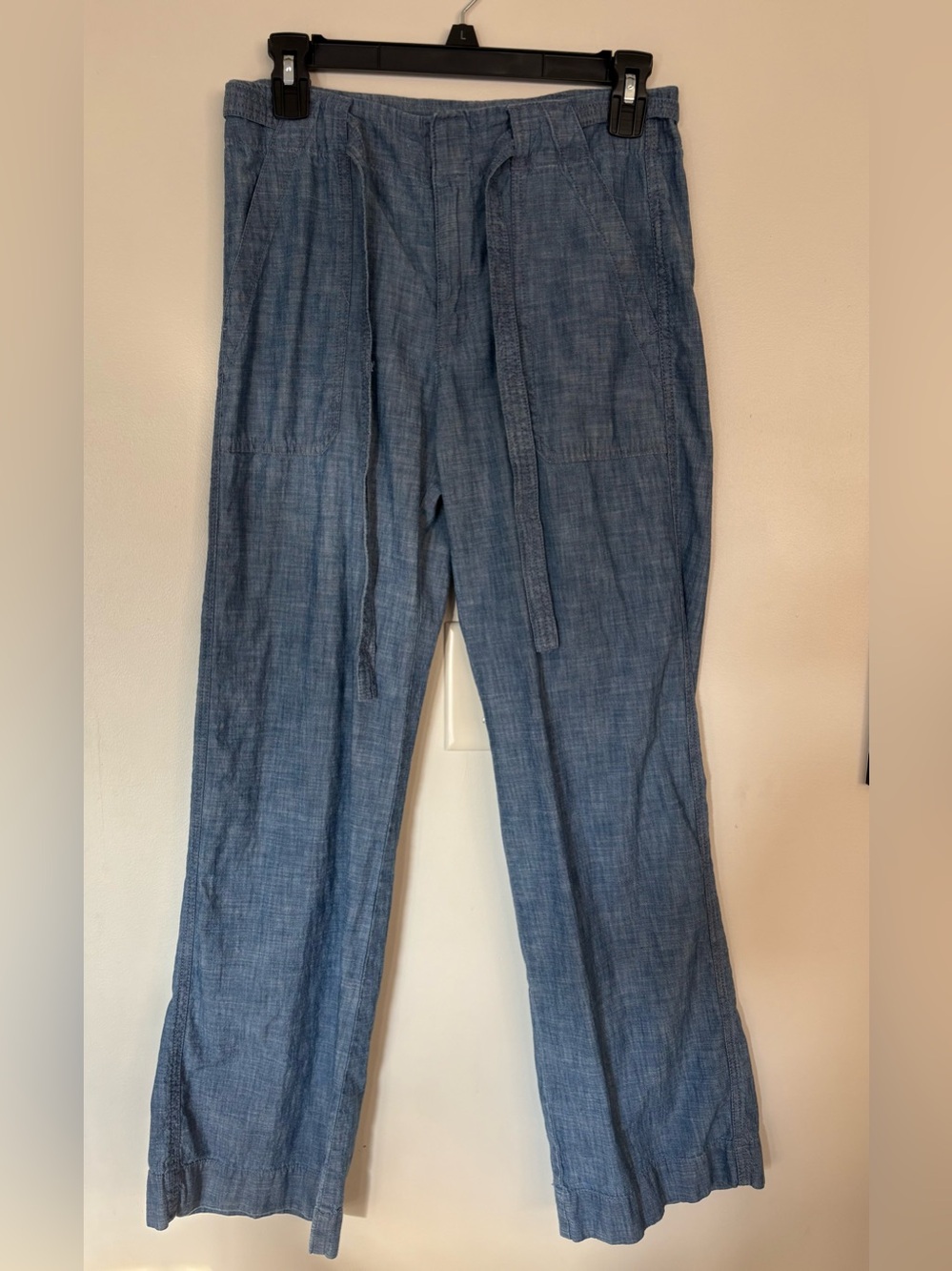 GAP Wide Leg Chambray Pants